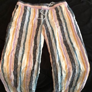 loose striped pants